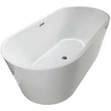 Load image into Gallery viewer, Vinnova Bathtub Vinnova Lumina 59&quot; x 29.5&quot; Soaking Bathtub