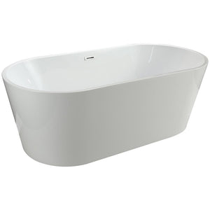 Vinnova Bathtub Vinnova Lumina 59" x 29.5" Soaking Bathtub