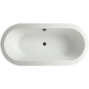 Vinnova Bathtub Vinnova Melania 68" x 32" Soaking Bathtub