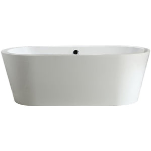 Vinnova Bathtub Vinnova Melania 68" x 32" Soaking Bathtub