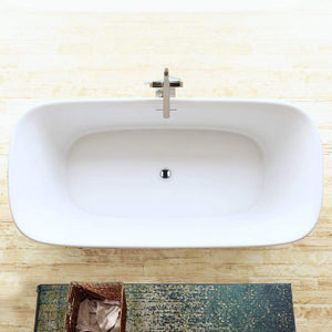 Vinnova Bathtub Vinnova Orion 59" x 31.5" Soaking Bathtub