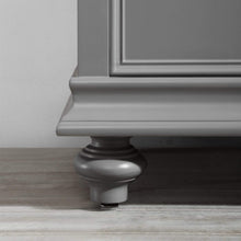 Load image into Gallery viewer, Vinnova Vanity Vinnova Charlotte 36&quot; Vanity in Grey with Carrara Quartz Stone Top With Mirror