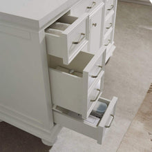 Load image into Gallery viewer, Vinnova Vanity Vinnova Charlotte 48&quot; Vanity in White with Carrara Quartz Stone Top  Without Mirror