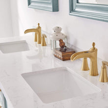 Load image into Gallery viewer, Vinnova Vanity Vinnova Charlotte 72&quot; Vanity in Finnish Green with Carrara White Composite Stone Countertop With Mirror