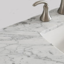 Load image into Gallery viewer, Vinnova Vanity Vinnova Florence 36&quot; Single Vanity in Grey with Carrara White Marble Countertop With Mirror