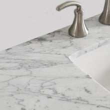 Load image into Gallery viewer, Vinnova Vanity Vinnova Florence 48&quot; Single Vanity in Grey with Carrara White Marble Countertop With Mirror