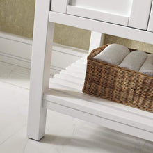 Load image into Gallery viewer, Vinnova Vanity Vinnova Florence 60&quot; Vanity in White with Carrara White Marble Countertop With Mirror