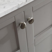 Load image into Gallery viewer, Vinnova Vanity Vinnova Florence 72&quot; Double Vanity in Grey with Carrara White Marble Countertop Without Mirror