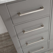 Load image into Gallery viewer, Vinnova Vanity Vinnova Gela 48&quot; Single Vanity in Grey with Carrara White Marble Countertop With Mirror