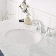 Load image into Gallery viewer, Vinnova Vanity Vinnova Gela 48&quot; Single Vanity in Royal Blue with Carrara White Marble Countertop Without Mirror