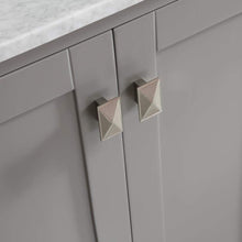 Load image into Gallery viewer, Vinnova Vanity Vinnova Gela 72&quot; Double Vanity in Grey with Carrara White Marble Countertop With Mirror