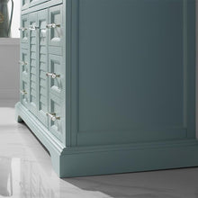 Load image into Gallery viewer, Vinnova Vanity Vinnova Lorna 48&quot; Single Vanity in Finnish Green and Composite Carrara White Stone Countertop Without Mirror