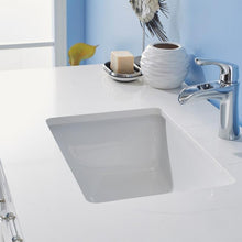 Load image into Gallery viewer, Vinnova Vanity Vinnova Lorna 48&quot; Single Vanity in White and Composite Carrara White Stone Countertop With Mirror