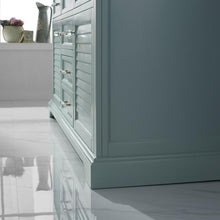 Load image into Gallery viewer, Vinnova Vanity Vinnova Lorna 72&quot; Double Vanity in Finnish Green and Composite Carrara White Stone Countertop With Mirror