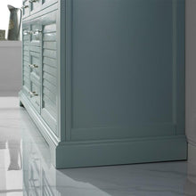 Load image into Gallery viewer, Vinnova Vanity Vinnova Lorna 72&quot; Double Vanity in Finnish Green and Composite Carrara White Stone Countertop Without Mirror