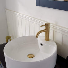Load image into Gallery viewer, Vinnova Vanity Vinnova Modena 42” Vanity in Royal Blue with Glass Countertop with White Vessel Sink Without Mirror
