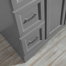 Load image into Gallery viewer, Vinnova Vanity Vinnova Naples 48&quot; Vanity in Grey with Carrara White Marble Countertop Without Mirror