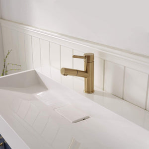 Vinnova Vanity Vinnova Pavia 36” Single Vanity in Royal Blue with Acrylic under-mount Sink Without Mirror