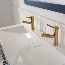 Load image into Gallery viewer, Vinnova Vanity Vinnova Pavia 48” Single Vanity in Royal Blue with Acrylic under-mount Sink With Mirror