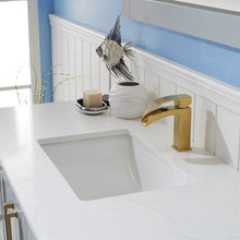Load image into Gallery viewer, Vinnova Vanity Vinnova Shannon 48&quot; Single Vanity in Paris Grey and Composite Carrara White Stone Countertop With Mirror