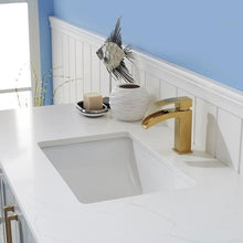 Load image into Gallery viewer, Vinnova Vanity Vinnova Shannon 48&quot; Single Vanity in Paris Grey and Composite Carrara White Stone Countertop Without Mirror