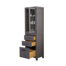 Load image into Gallery viewer, Water Creation Linen Towers Water Creation MADISON-LC-G Madison Collection Linen Cabinet In Cashmere Grey