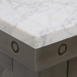 Water Creation Vanity Water Creation AB30CW03GG-000BX1203 30 Inch Grizzle Grey Single Sink Bathroom Vanity With Faucet With Carrara White Marble Counter Top From The ABERDEEN Collection