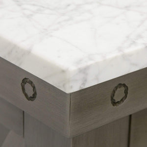 Water Creation Vanity Water Creation AB72CW03GG-A72000000 72 Inch Grizzle Grey Double Sink Bathroom Vanity With Mirror With Carrara White Marble Counter Top From The ABERDEEN Collection