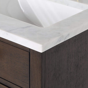 Water Creation Vanity Water Creation CH24CW06BK-000BL1406 Chestnut 24"" Single Bathroom Vanity