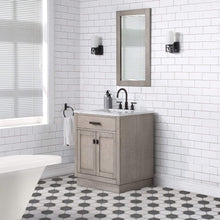 Load image into Gallery viewer, Water Creation Vanity Water Creation CH30B-0300GK Chestnut 30 Inch Single Bathroom Vanity with Mirror in Grey Oak