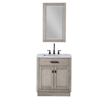 Load image into Gallery viewer, Water Creation Vanity Water Creation CH30B-0300GK Chestnut 30 Inch Single Bathroom Vanity with Mirror in Grey Oak