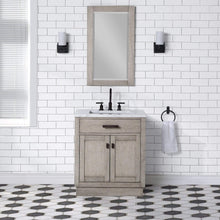 Load image into Gallery viewer, Water Creation Vanity Water Creation CH30B-0300GK Chestnut 30 Inch Single Bathroom Vanity with Mirror in Grey Oak