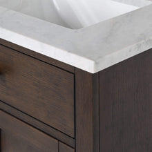 Load image into Gallery viewer, Water Creation Vanity Water Creation CH30B-0600BK Chestnut 30 Inch Single Bathroom Vanity with Mirror in Brown Oak