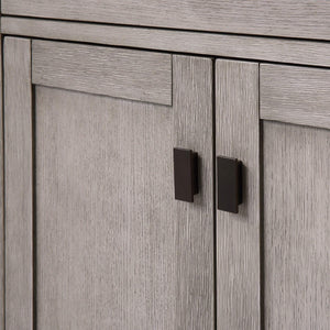 Water Creation Vanity Water Creation CH30C-0314GK Chestnut 30 Inch Single Bathroom Vanity in Grey Oak