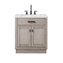 Load image into Gallery viewer, Water Creation Vanity Water Creation CH30C-0314GK Chestnut 30 Inch Single Bathroom Vanity in Grey Oak