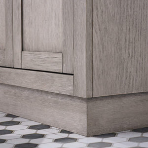 Water Creation Vanity Water Creation CH30C-0314GK Chestnut 30 Inch Single Bathroom Vanity in Grey Oak