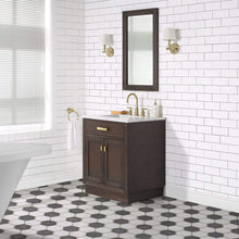 Load image into Gallery viewer, Water Creation Vanity Water Creation CH30CW06BK-000BL1406 Chestnut 30&quot;&quot; Single Bathroom Vanity