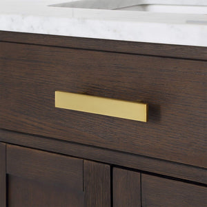 Water Creation Vanity Water Creation CH48B-0600BK Chestnut 48 Inch Single Bathroom Vanity with Mirror in Brown Oak