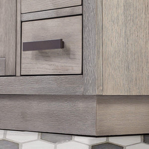 Water Creation Vanity Water Creation CH48C-0314GK Chestnut 48 Inch Single Bathroom Vanity in Grey Oak