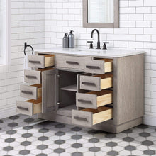 Load image into Gallery viewer, Water Creation Vanity Water Creation CH48C-0314GK Chestnut 48 Inch Single Bathroom Vanity in Grey Oak