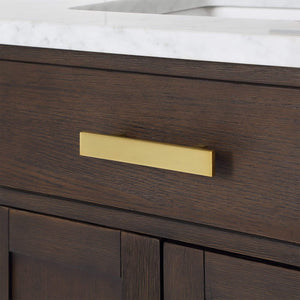 Water Creation Vanity Water Creation CH48CW06BK-R21BL1406 Chestnut 48"" Single Bathroom Vanity