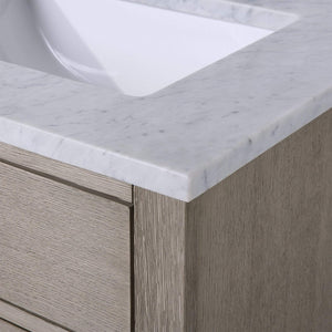 Water Creation Vanity Water Creation CH60B-0300GK Chestnut 60 Inch Double Bathroom Vanity with Mirrors in Grey Oak