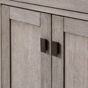 Water Creation Vanity Water Creation CH60B-0300GK Chestnut 60 Inch Double Bathroom Vanity with Mirrors in Grey Oak