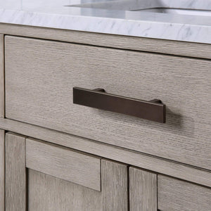 Water Creation Vanity Water Creation CH60B-0300GK Chestnut 60 Inch Double Bathroom Vanity with Mirrors in Grey Oak