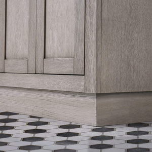 Water Creation Vanity Water Creation CH60B-0300GK Chestnut 60 Inch Double Bathroom Vanity with Mirrors in Grey Oak