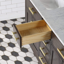 Load image into Gallery viewer, Water Creation Vanity Water Creation CH60B-0600BK Chestnut 60 Inch Double Bathroom Vanity with Mirrors in Brown Oak