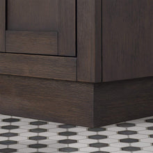 Load image into Gallery viewer, Water Creation Vanity Water Creation CH60B-0600BK Chestnut 60 Inch Double Bathroom Vanity with Mirrors in Brown Oak