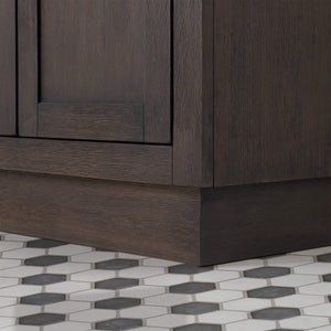 Water Creation Vanity Water Creation CH72B-0600BK Chestnut 72 Inch Double Bathroom Vanity with Mirrors in Brown Oak