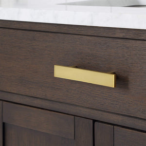 Water Creation Vanity Water Creation CH72B-0600BK Chestnut 72 Inch Double Bathroom Vanity with Mirrors in Brown Oak