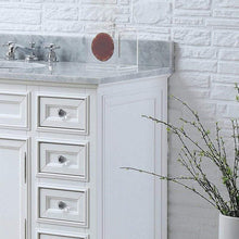 Load image into Gallery viewer, Water Creation Vanity Water Creation DERBY48WB Derby 48 Inch Pure White Single Sink Bathroom Vanity With Matching Framed Mirror